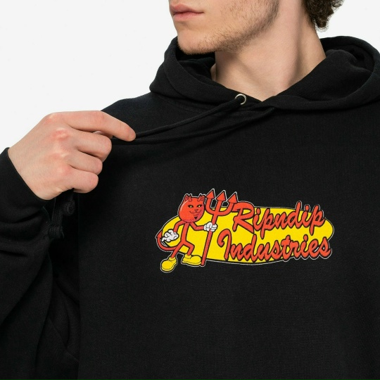 Толстовка RIPNDIP Ripndip Industries Hoodie Vintage Black