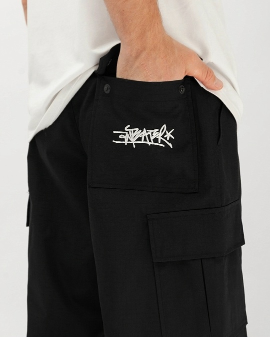 Брюки ANTEATER Wide Cargo Black