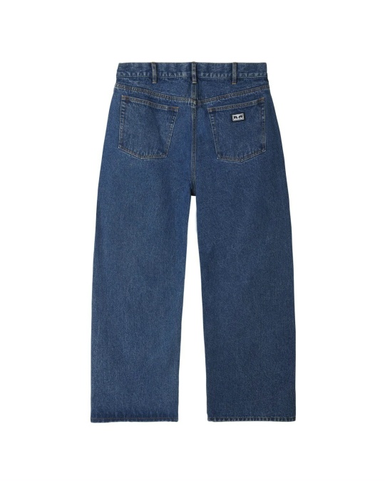 Джинсы OBEY Bigwig Baggy Denim Stone Wash Indigo