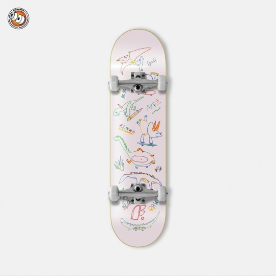 Детский скейт в сборе FOOTWORK Dinos Light Micro