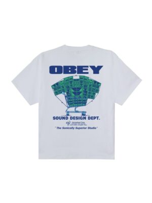 Футболка OBEY Obey Sound Design Dept. White