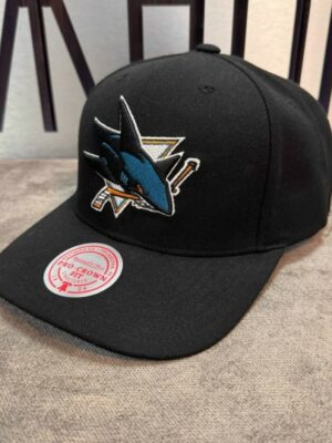 Кепка MITCHELL & NESS Team Ground 2.0 PRO Snapback San Jose Sharks Black