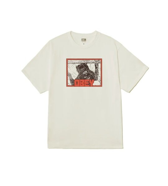 Футболка OBEY Obey Beware Vintage White