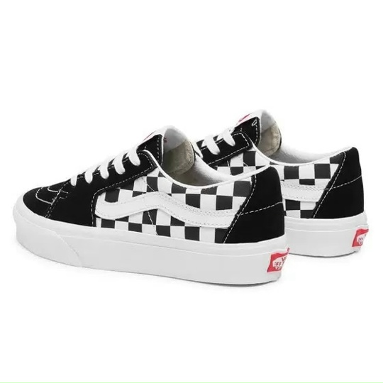 Кеды VANS Sk8-Low (Canvas/Suede) Black Checkerboard
