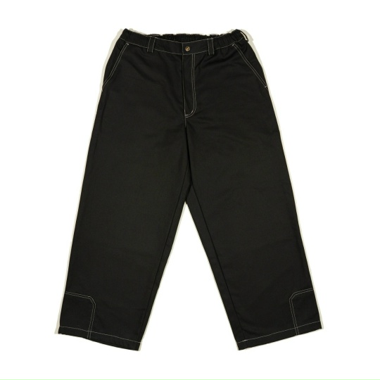 Брюки LARRY PANTS One Pocket Wide fit Black (Pink Stiches)