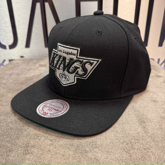 Кепка MITCHELL & NESS Wool Solid Snapback Los Angeles Kings Black