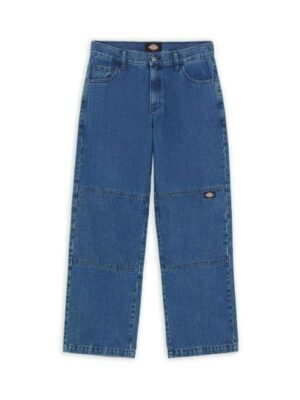 Джинсы DICKIES Loose Fit Double Knee Denim Pant Stonewashed Vintage Blue