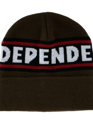 Шапка INDEPENDENT Bar Logo Beanie Chocolate