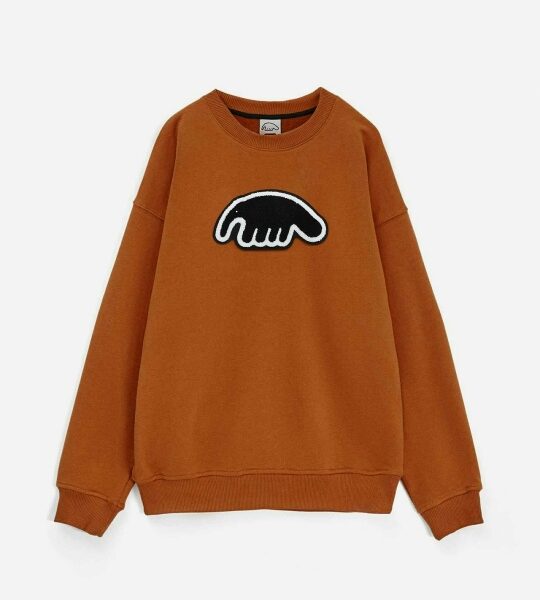 Толстовка ANTEATER Crewneck Terrakot Black Logo