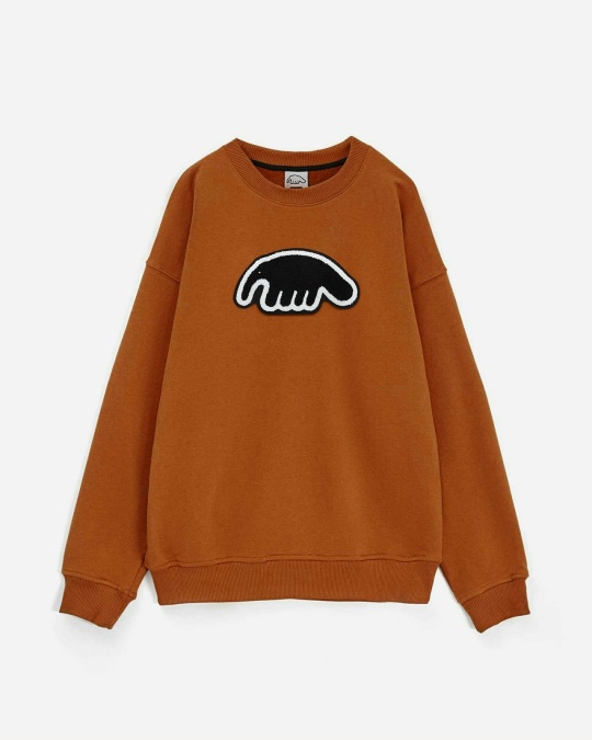 Толстовка ANTEATER Crewneck Terrakot Black Logo