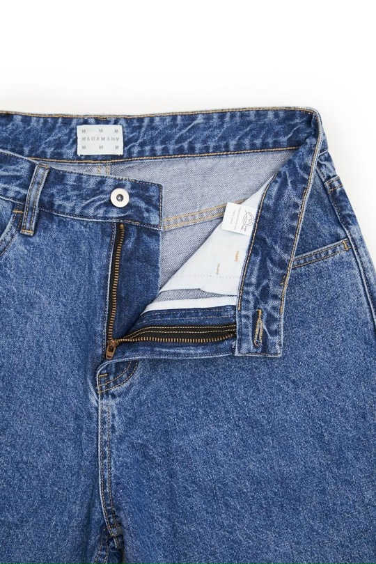 Шорты MAGAMAEV Bigger M Shorts Blue Washed