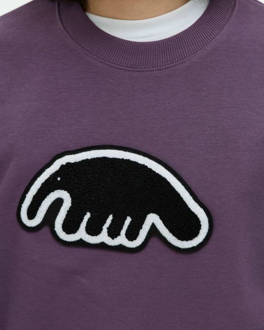 Толстовка ANTEATER Crewneck Violet Black Logo