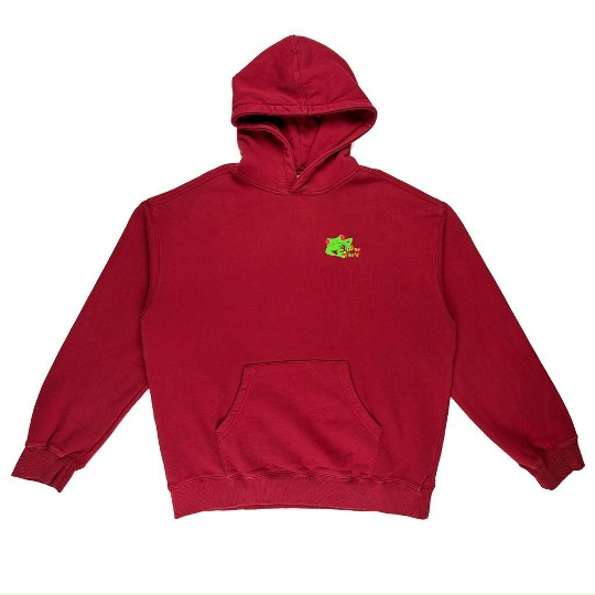Толстовка MAGAMAEV Froggo Hoodie Red/Wash