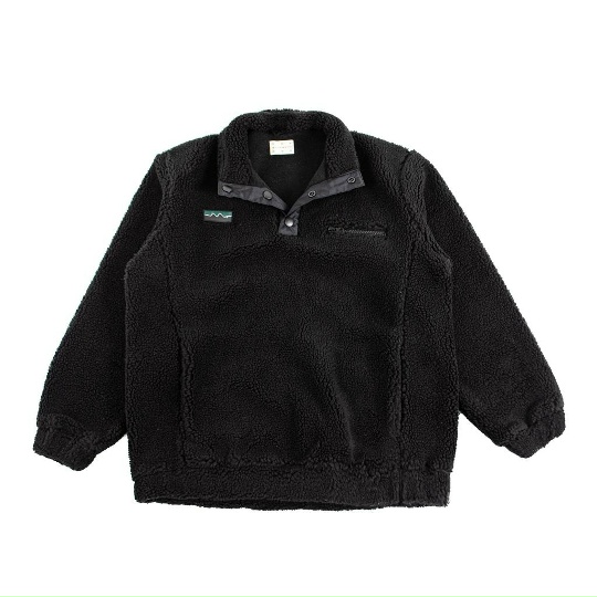Толстовка MAGAMAEV Turbofleece Button Black