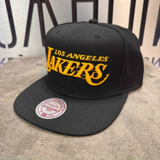 Кепка MITCHELL & NESS Wool Solid 2 LA Lakers Black