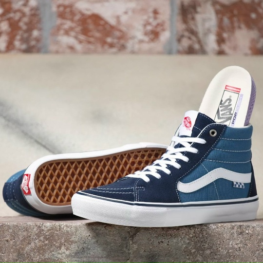 Кеды VANS Skate Sk8-Hi Navy/White