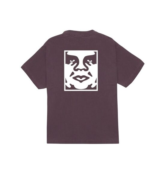 Футболка OBEY Obey Bold Icon Face Pigment Purple Velvet