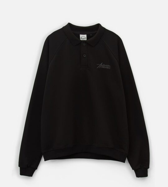 Поло ANTEATER Crewneck Polo Black