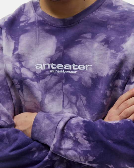 Толстовка ANTEATER Hoodlong Tie Dye Violet