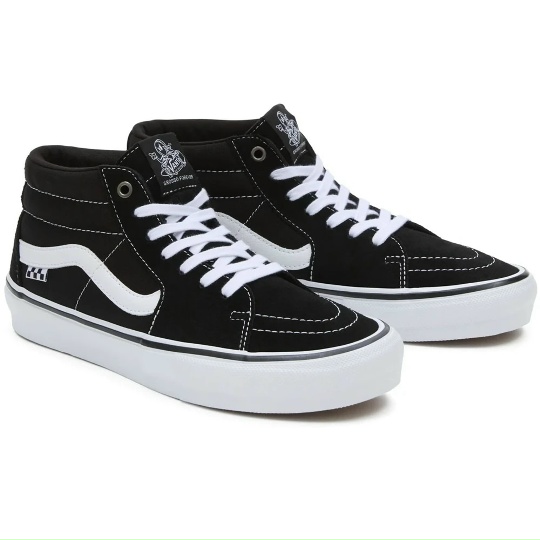 Кеды VANS Skate Grosso MID Black/White
