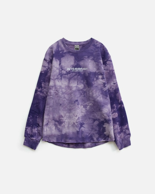 Толстовка ANTEATER Hoodlong Tie Dye Violet