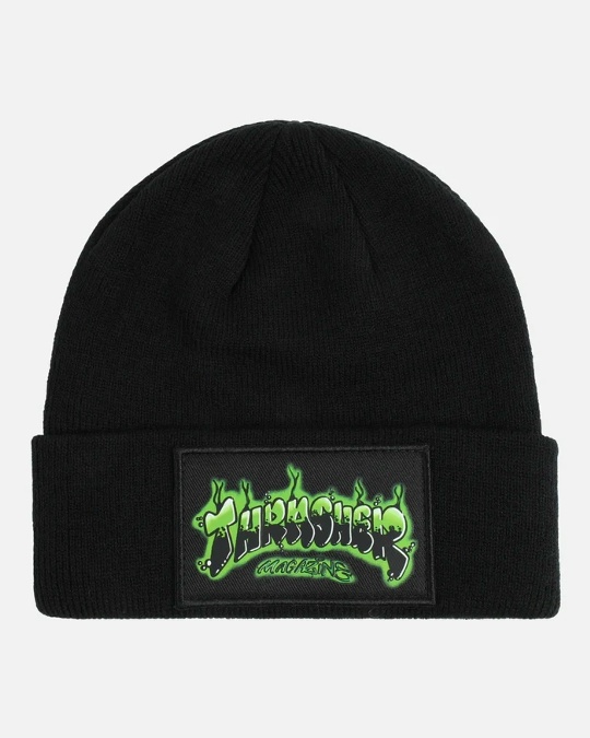 Шапка THRASHER Airbrush Patch Beanie Black