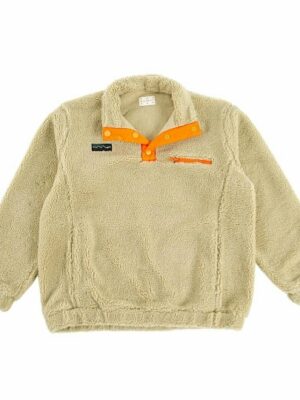 Толстовка MAGAMAEV Turbofleece Button Mustard/Orange