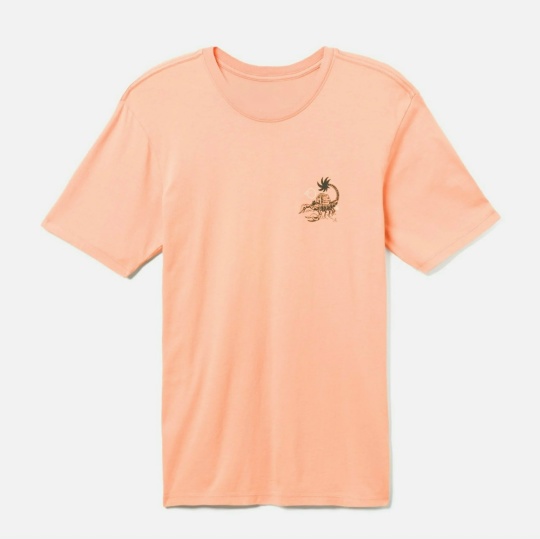 Футболка HURLEY Poison + Palapas Tee Pink Quest
