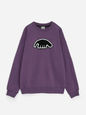 Толстовка ANTEATER Crewneck Violet Black Logo