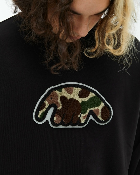Толстовка ANTEATER Crewneck Black Camo Logo