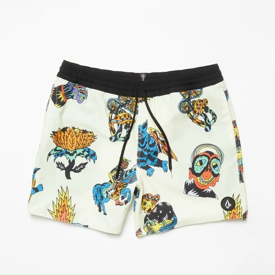Шорты VOLCOM FA Bob Mollema Trunk 16 Light Beige