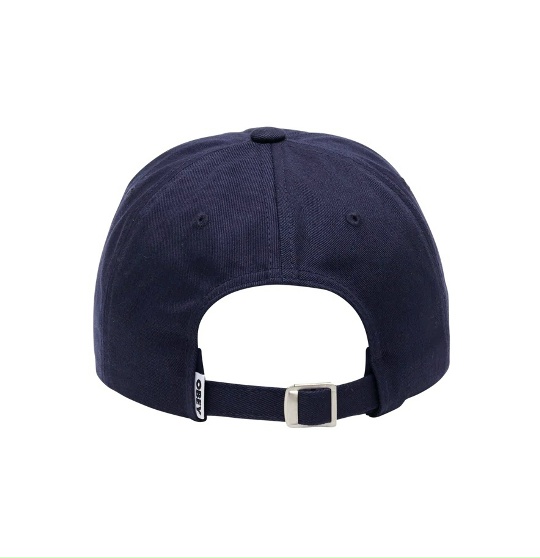Кепка OBEY Obey Bold Curve 6 Panel Strapback Obsidian