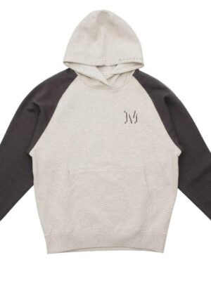 Толстовка MAGAMAEV Script Hoodie Heather/Black
