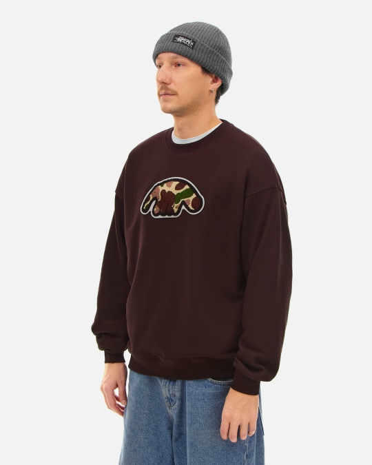 Толстовка ANTEATER Crewneck Brown Camo Logo