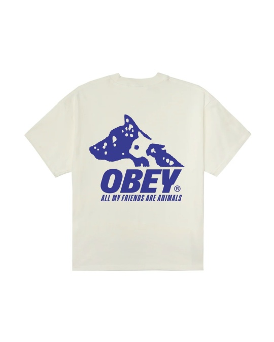 Футболка OBEY Obey Animals Vintage White