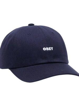 Кепка OBEY Obey Bold Curve 6 Panel Strapback Obsidian