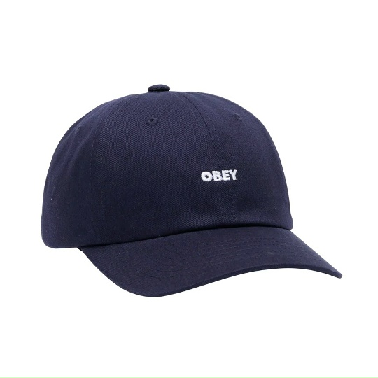 Кепка OBEY Obey Bold Curve 6 Panel Strapback Obsidian