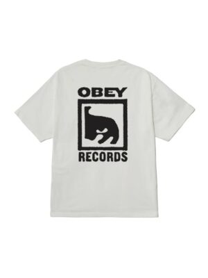 Футболка OBEY Obey Records Icon Pigment Vintage White