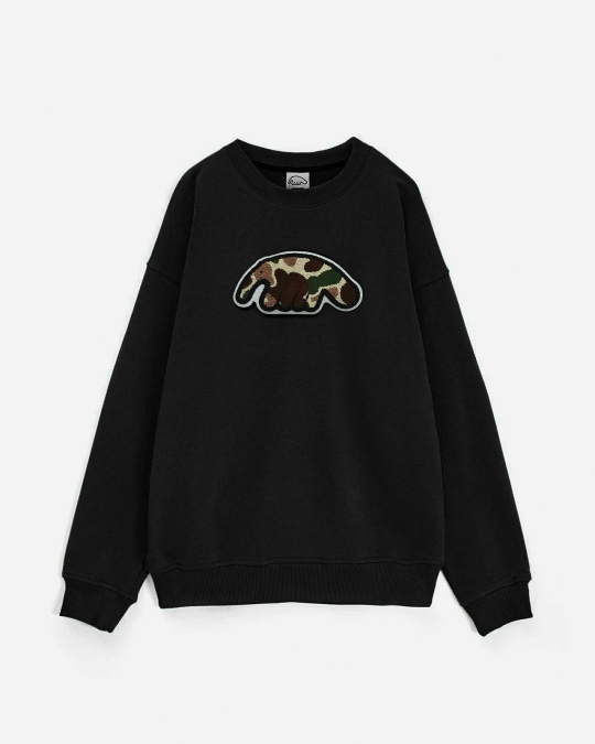 Толстовка ANTEATER Crewneck Black Camo Logo