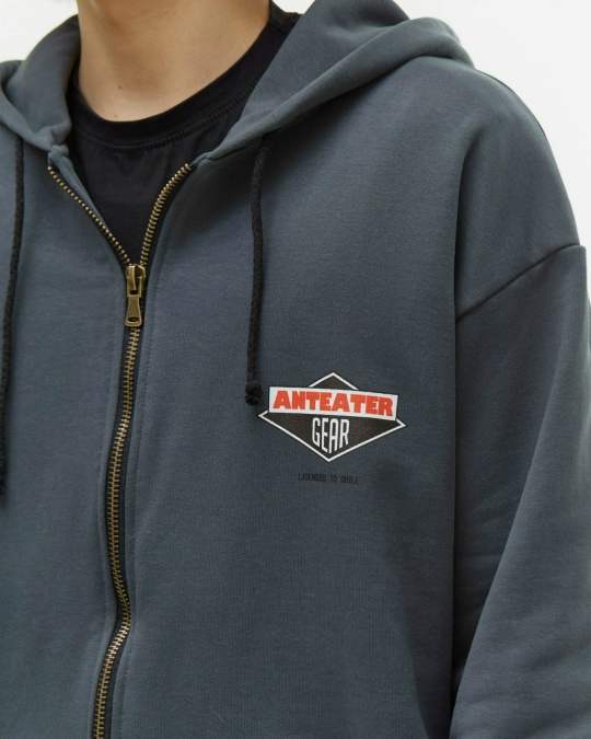 Толстовка ANTEATER Hoodie Zip Grey