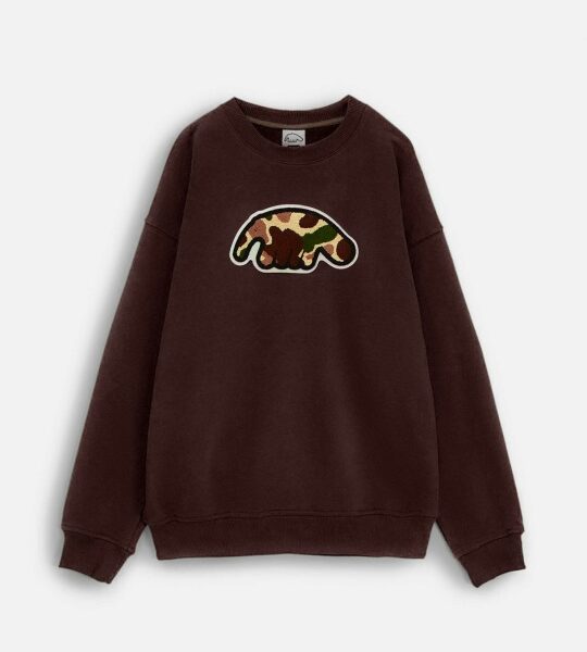 Толстовка ANTEATER Crewneck Brown Camo Logo