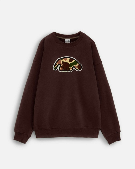 Толстовка ANTEATER Crewneck Brown Camo Logo