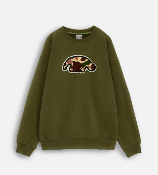 Толстовка ANTEATER Crewneck Haki Camo Logo