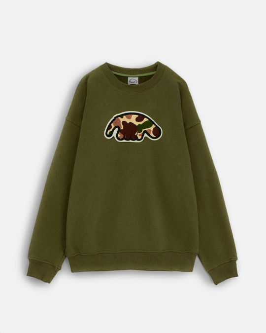 Толстовка ANTEATER Crewneck Haki Camo Logo
