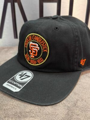 Кепка 47 BRAND X THRASHER Goldmerrow Captain San Francisco Giants Black