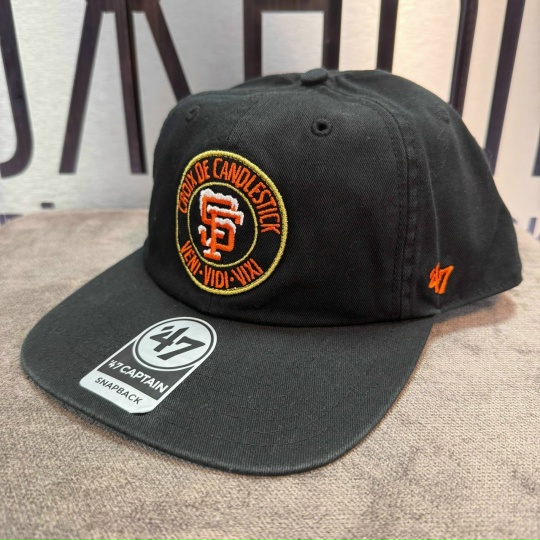 Кепка 47 BRAND X THRASHER Goldmerrow Captain San Francisco Giants Black