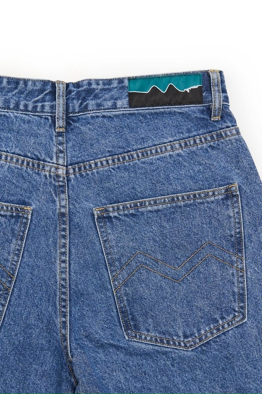 Шорты MAGAMAEV Bigger M Shorts Blue Washed