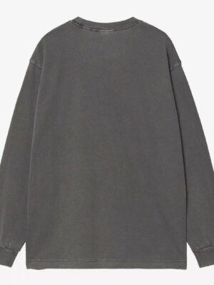 CARHARTT WIP LS Nelson T-Shirt Graphite (Garnent Dyed)2