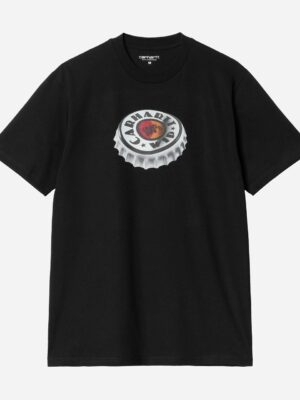 Футболка CARHARTT WIP S/S Bottle Cap T-Shirt Black