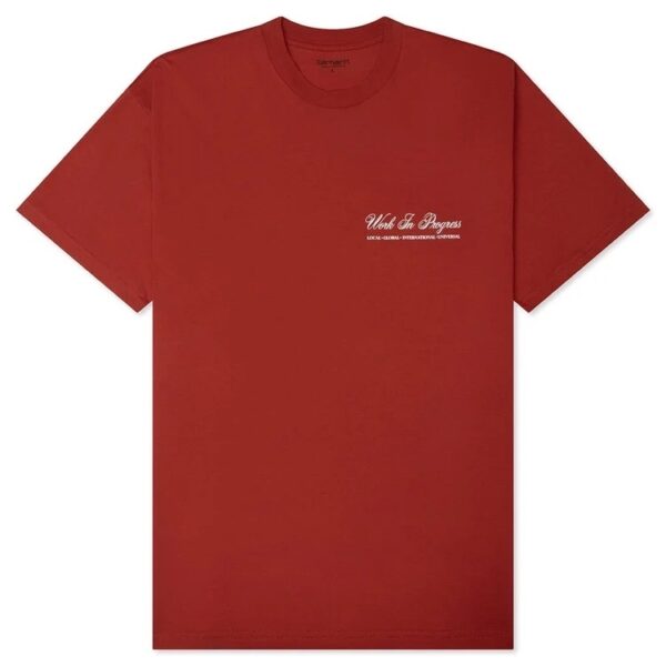 Футболка CARHARTT WIP S/S Cloud Heart T-Shirt Oxide Red